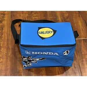 Vintage LA Galaxy Honda MLS Soccer SGA Blue Soft Side Cooler Bag Tote Lunchbox